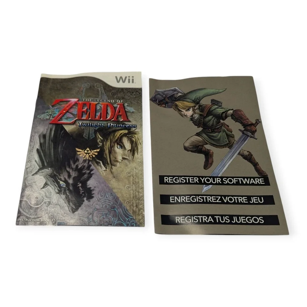 The Legend of Zelda Twilight Princess Nintendo Wii CIB Complete Link Wolf